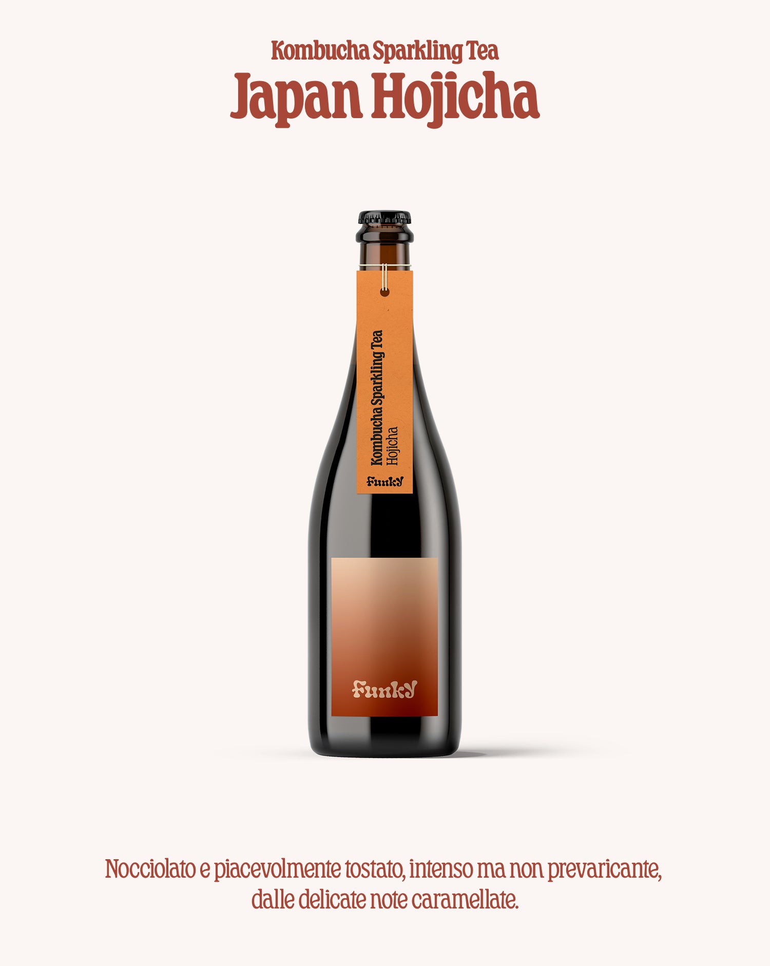 Kombucha Sparkling Tea Japan Hojicha